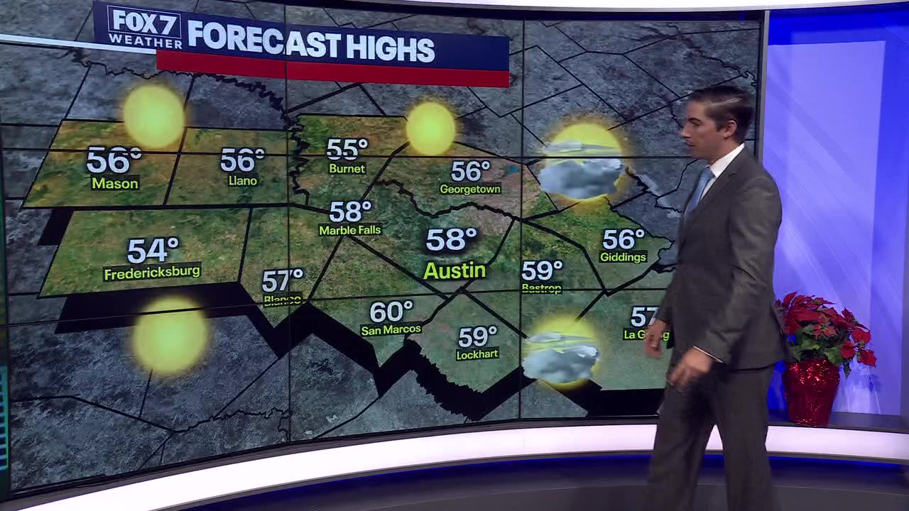 Austin weather: Chilly Christmas Day