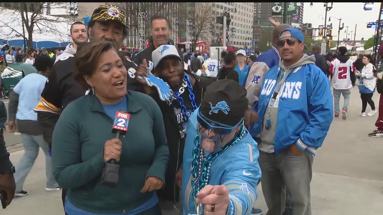 NFL Draft Detroit fan outfits