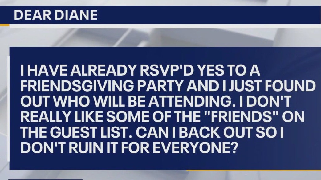 Thanksgiving Manners: Can you cancel an RSVP?