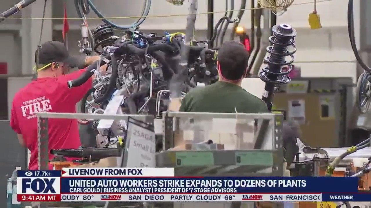 American auto worker strike expands