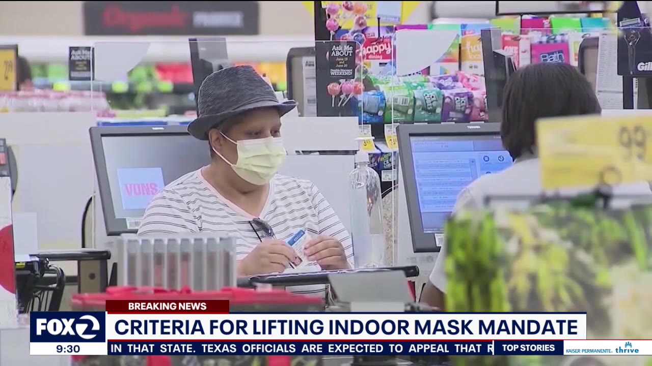 Bay Area health officers announce criteria to lift indoor mask mandate