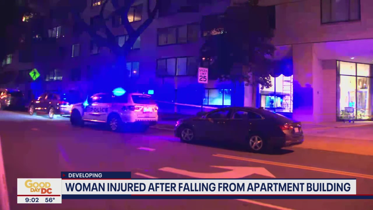 Police say woman jumped from DC apartment building to escape suspect who tied hands, feet together