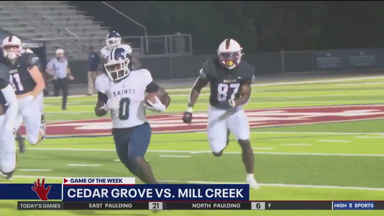 Cedar Grove vs Mill Creek - Game of the Week