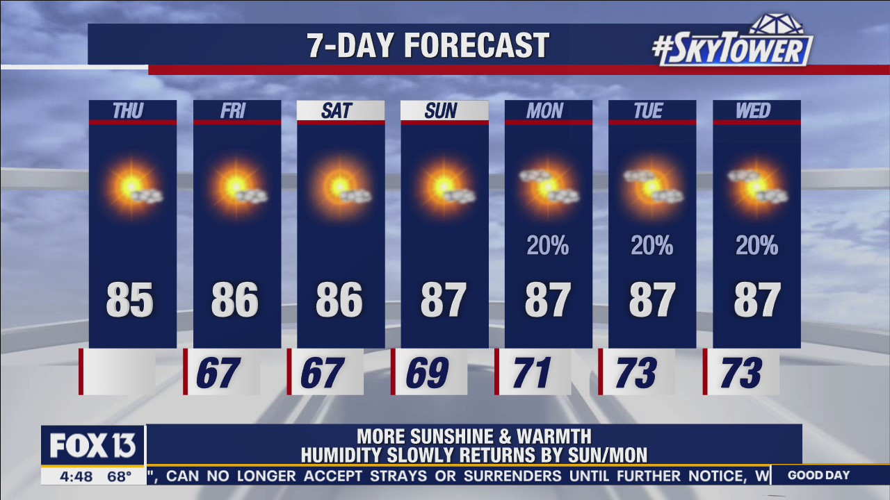 Thursday morning forecast