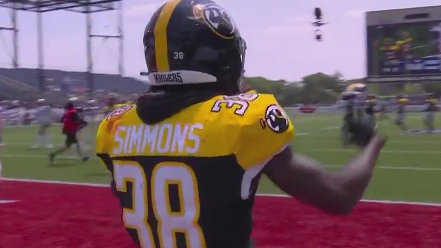 Father's Day football game with WWF Superstars Night