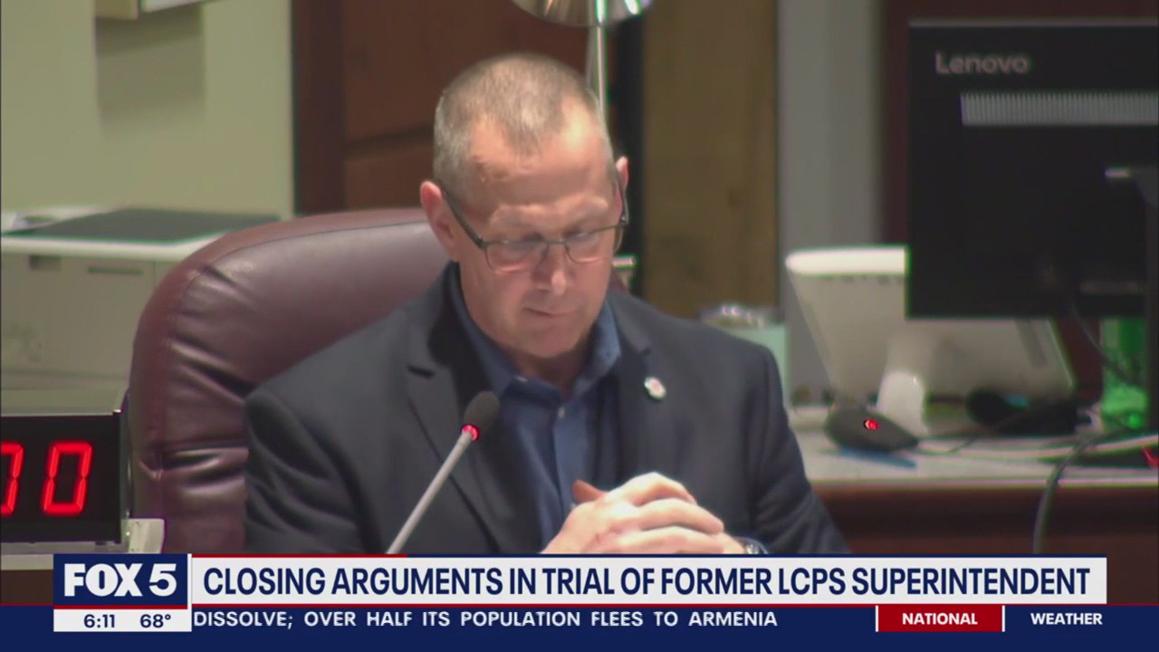Closing arguments in trial of former LCPS superintendent