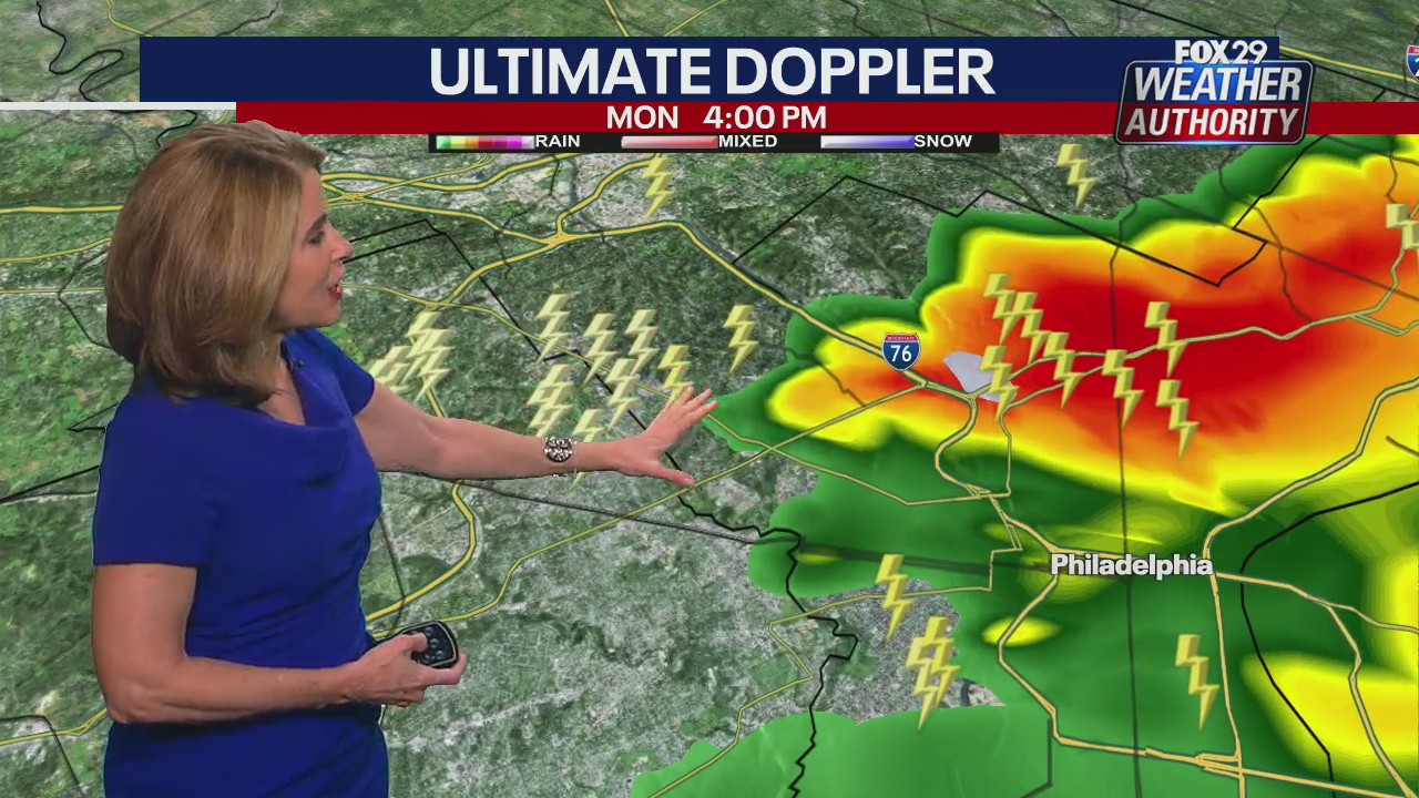 Weather Authority: Tracking Monday night's severe thunderstorms