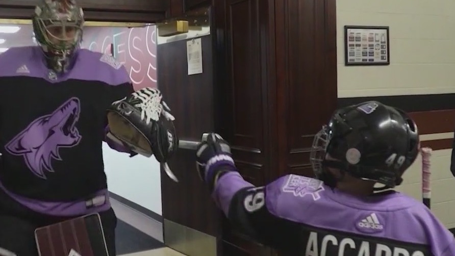 Arizona hockey community heads to Phoenix Raceway to honor Leighton Accardo