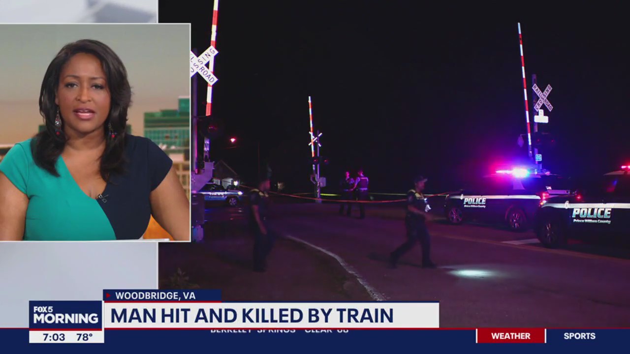 Man hit, killed by train in Woodbridge