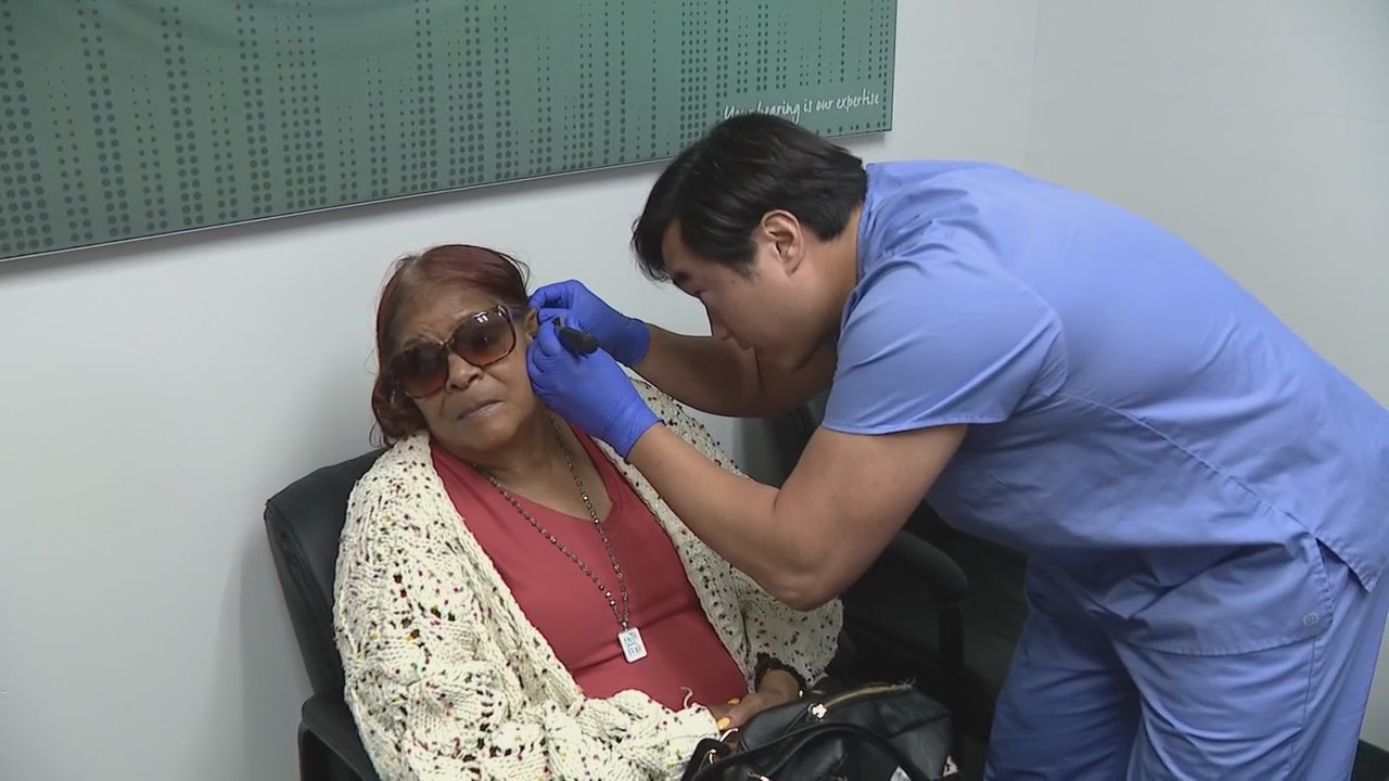 Domestic violence survivor gets new hearing aids