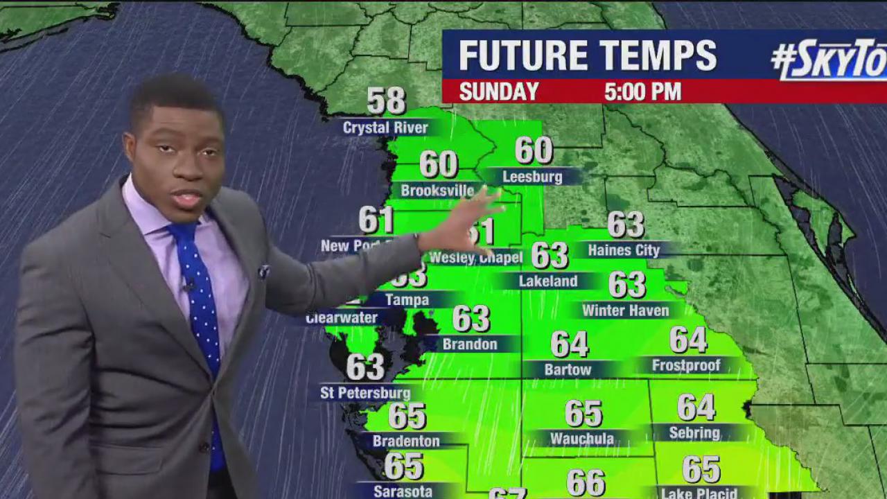 Saturday morning forecast