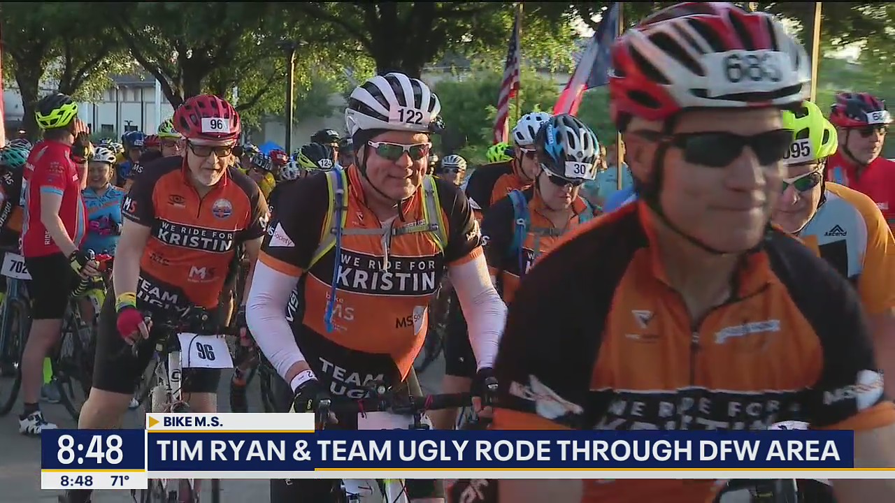 Tim Ryan and Team Ugly ride for Bike MS