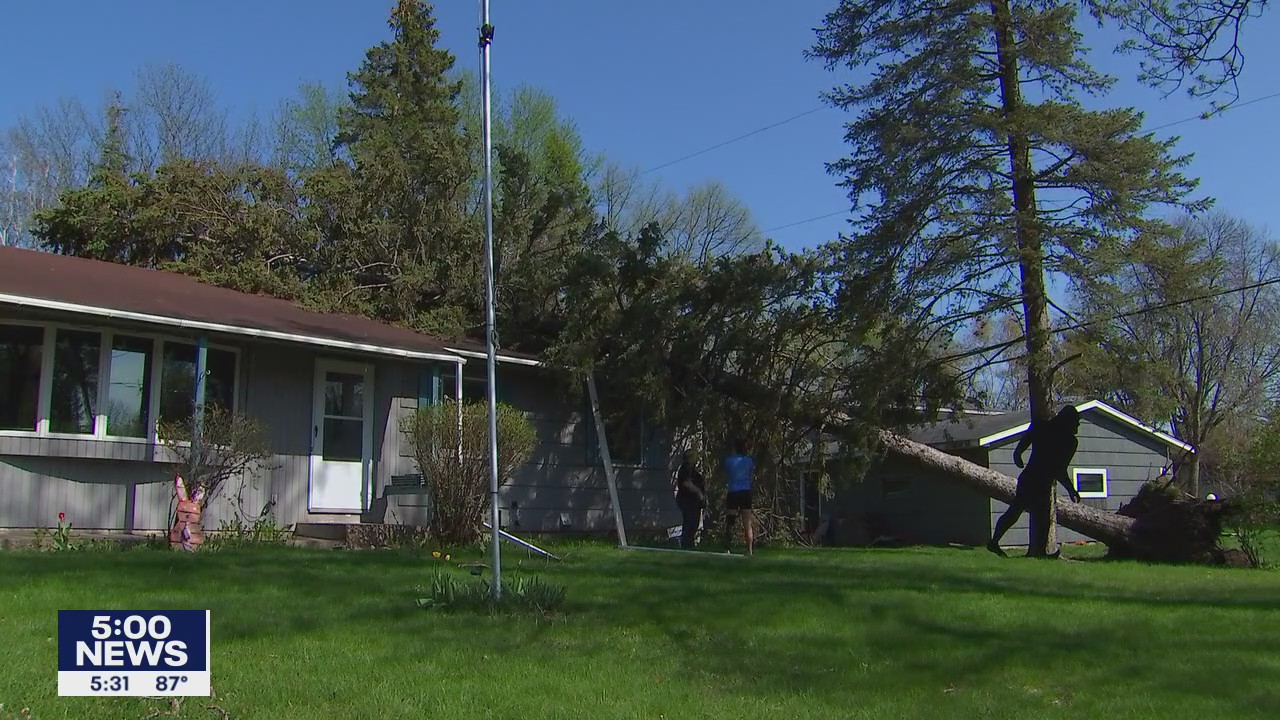 Twin Cities continues storm cleanup