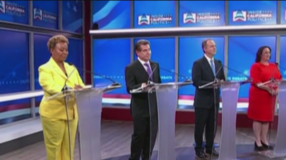 Leading candidates in California US Senate race face off in debate round two