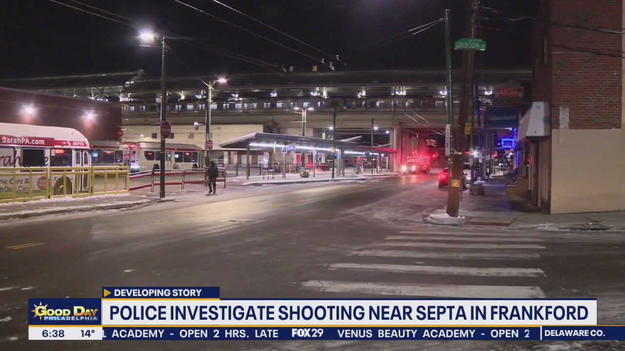 Police investigate shooting near SEPTA in Frankford
