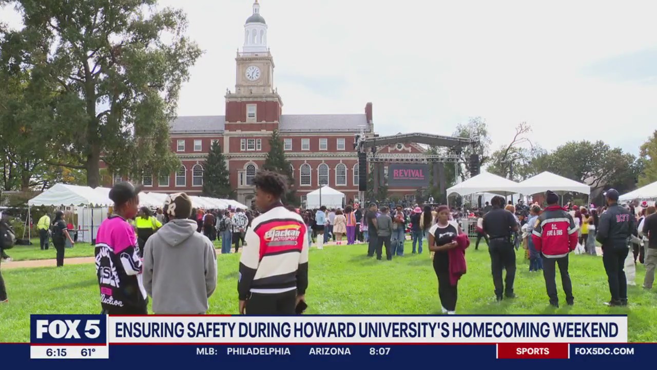 Howard University Homecoming puts the spotlight on campus safety