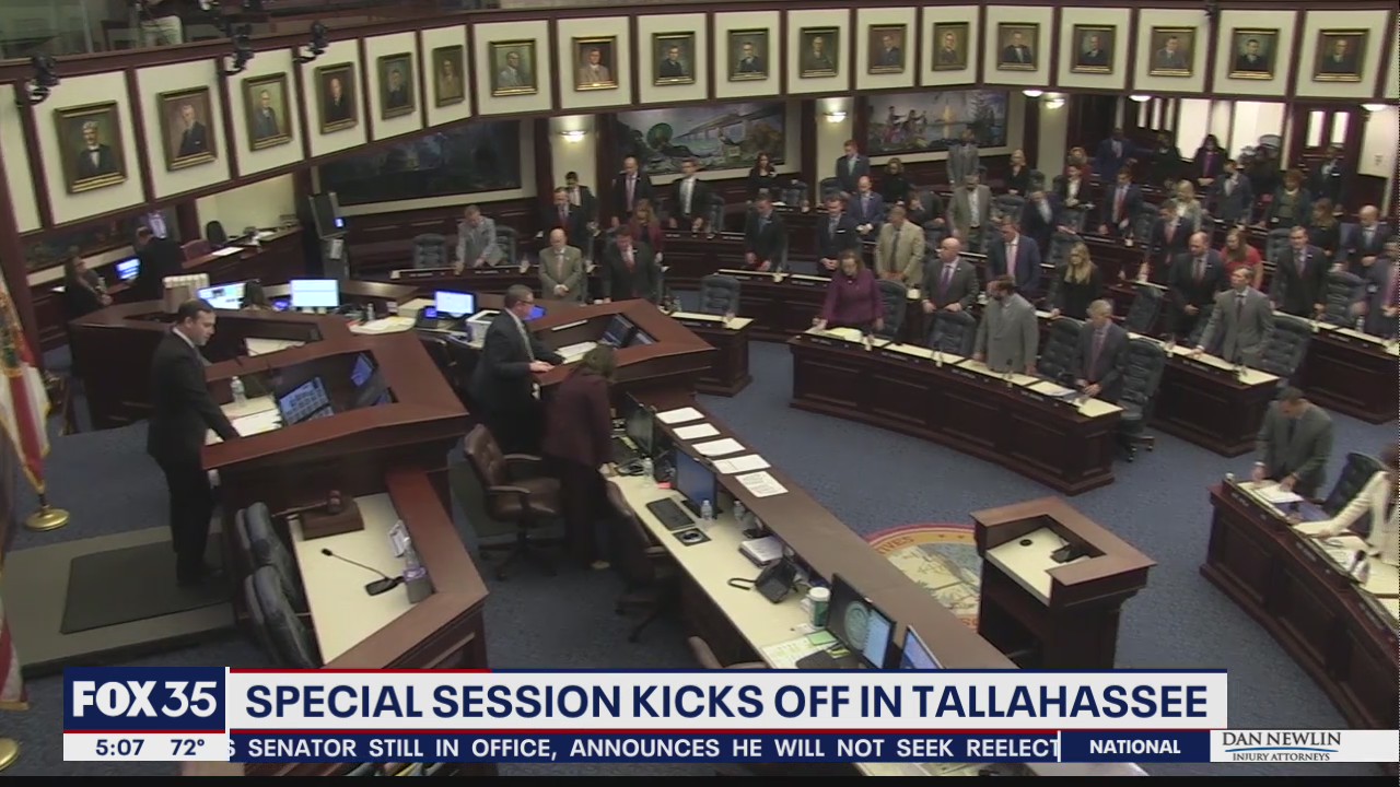 Special session kicks off in Tallahassee