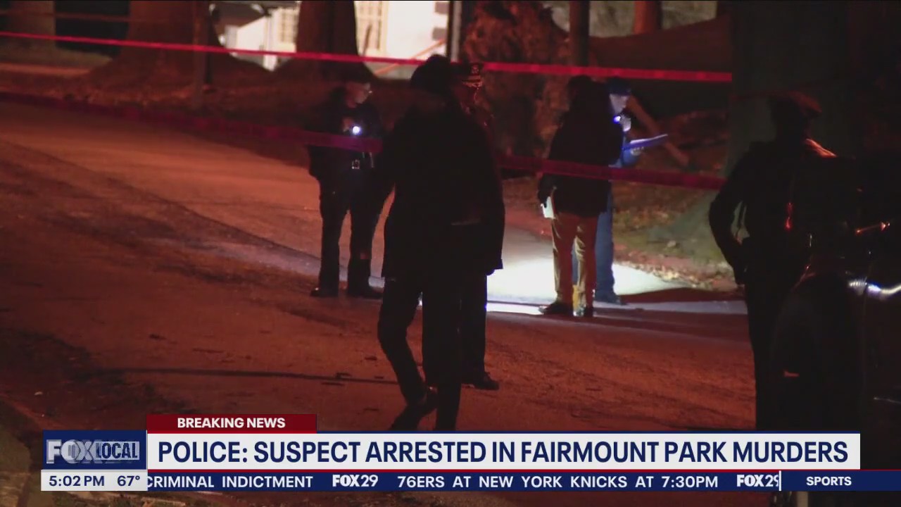 Suspect arrested in Fairmount Park murders