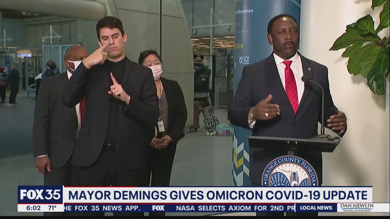 Mayor Demings gives Omicron COVID-19 update