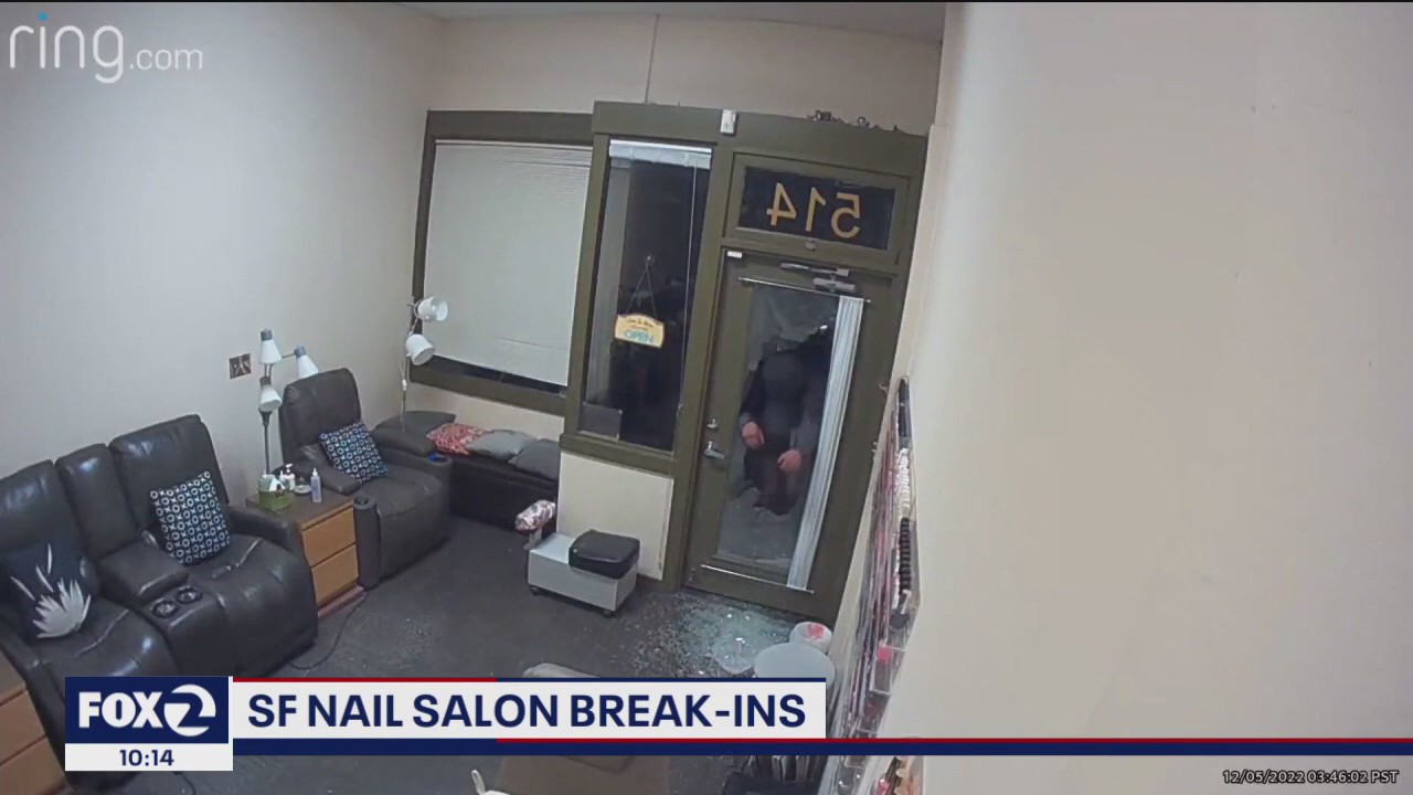 Nail salon burglarized for 3rd time this year: video