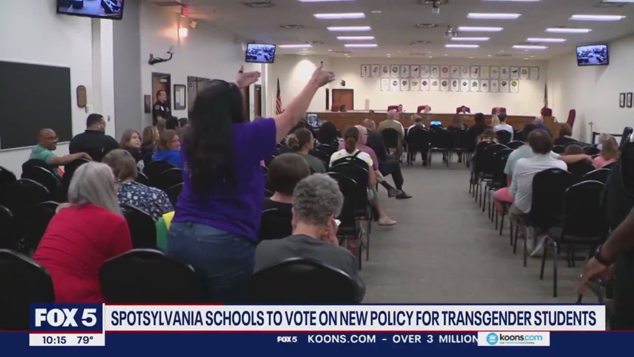 New policy for transgender students voted on by Spotsylvania Co. Schools