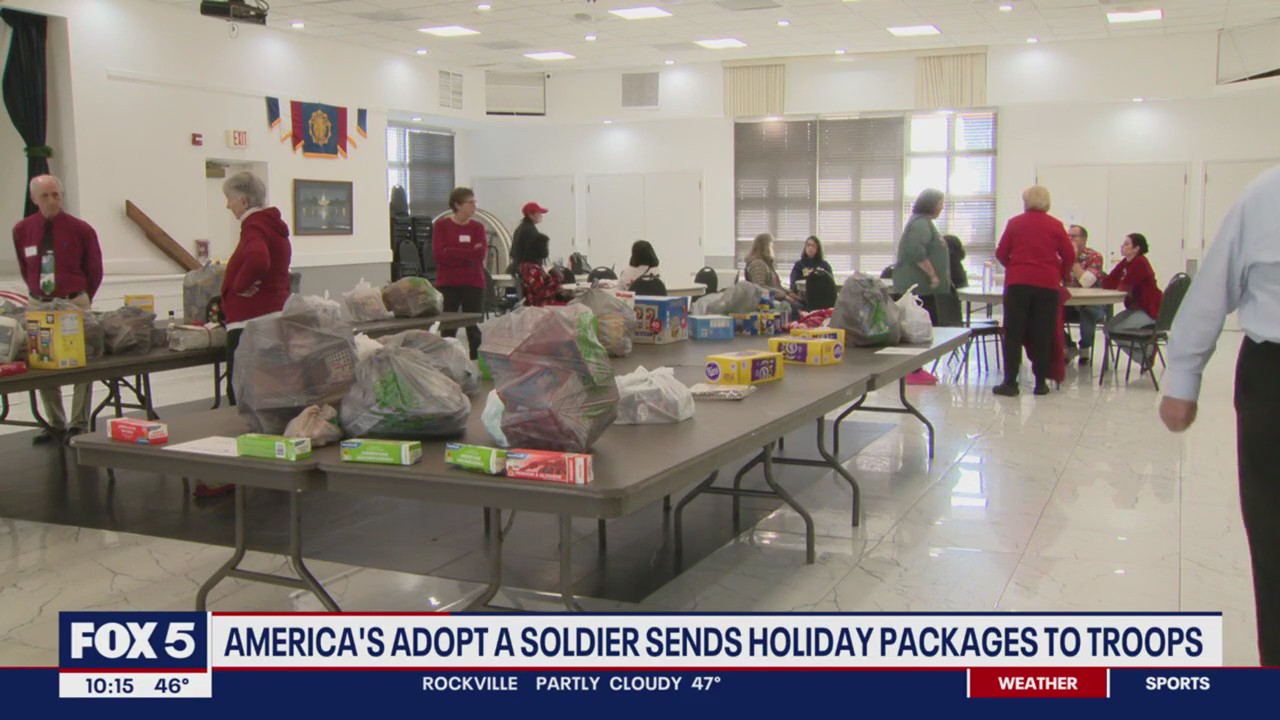 'America's Adopt-a-Soldier' sends holiday care boxes to military members serving overseas