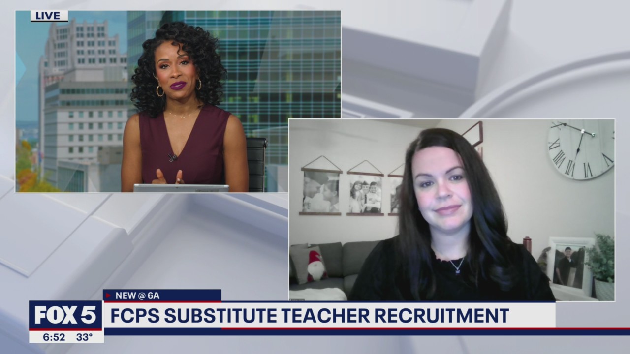 Substitute teacher openings at Fairfax County Public Schools