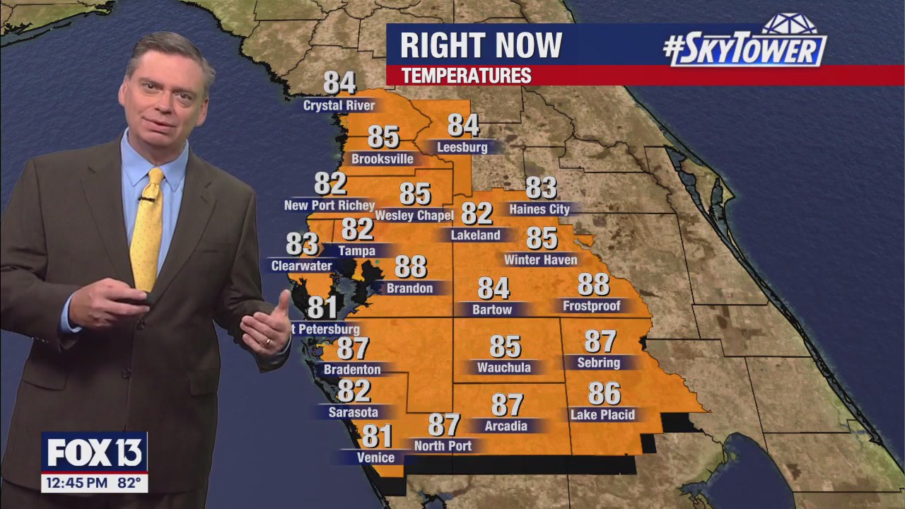 Tampa Weather | Pop-up showers possible