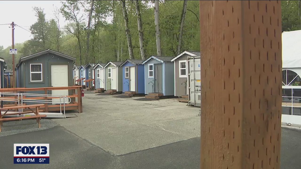 'Tiny home' village sits empty until operating funds surface