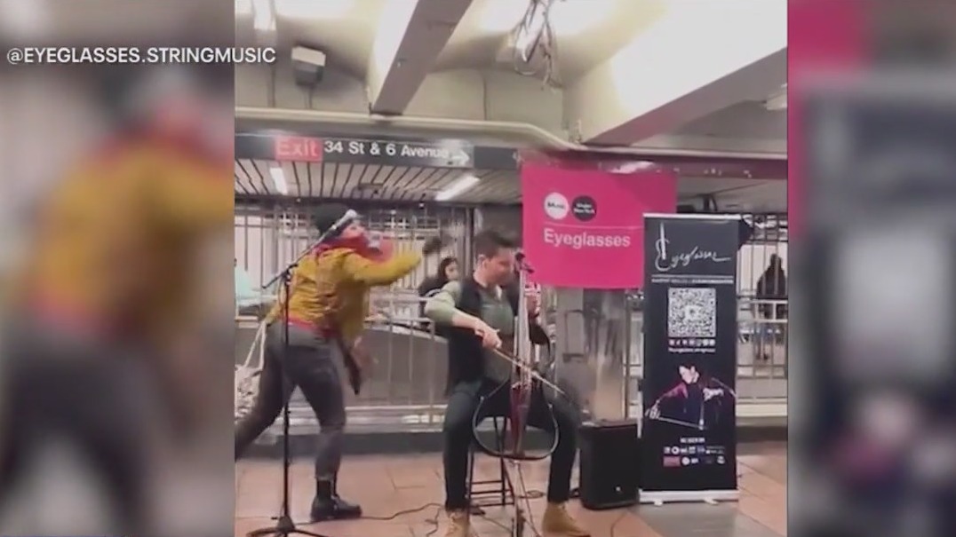 Subway musician speaks out after bottle attack