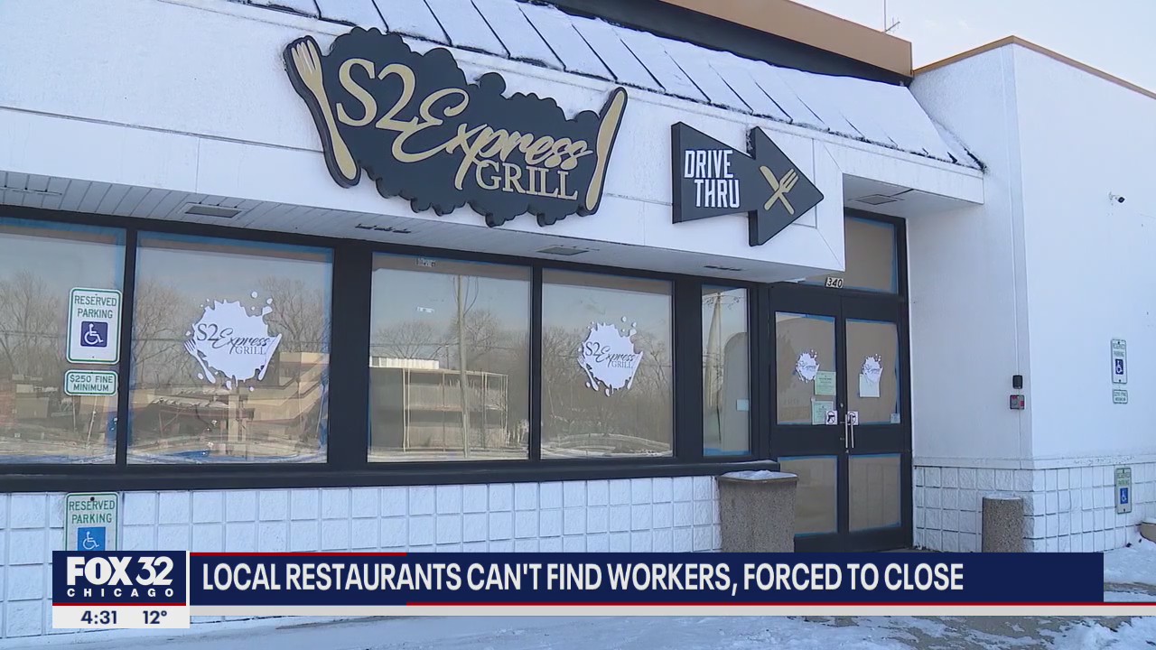 Chicago area restaurants forced to close due to lack of workers