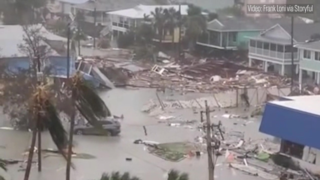 First look at damage across Fort Myers Beach
