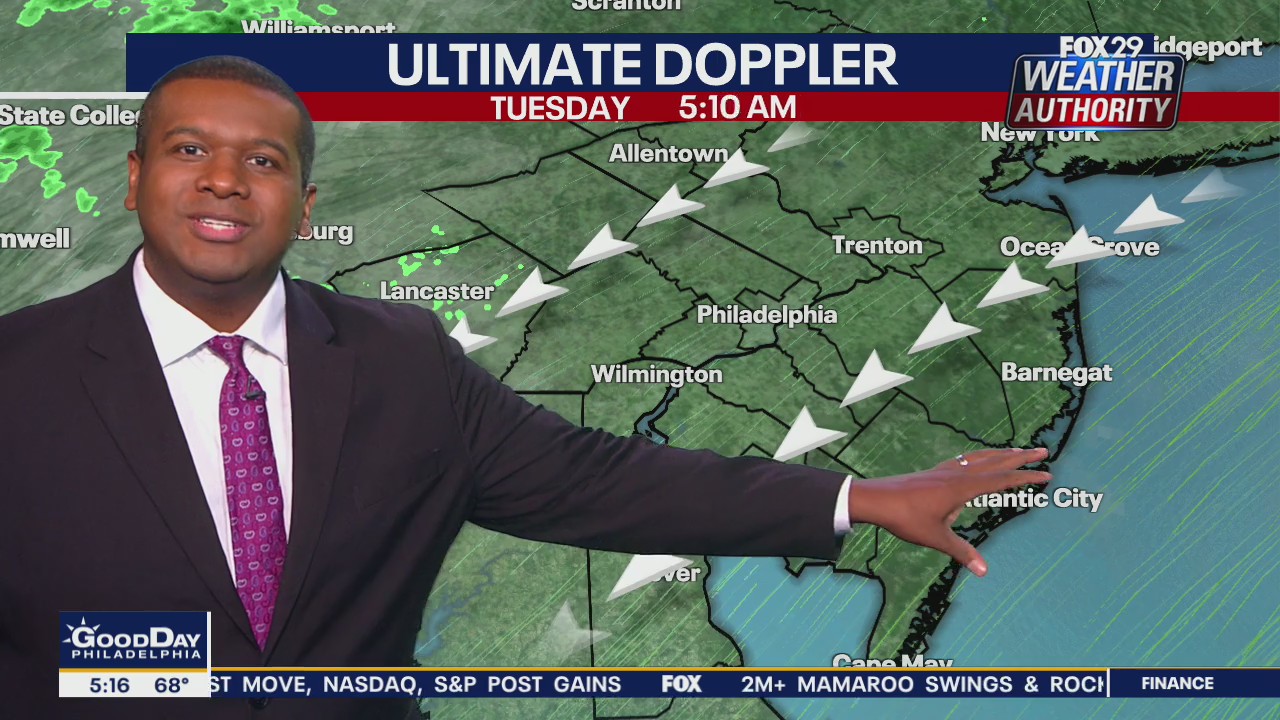 Weather Authority: Tuesday, 5 a.m. update