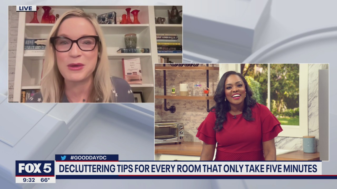 5 minute decluttering tips for every room in the house