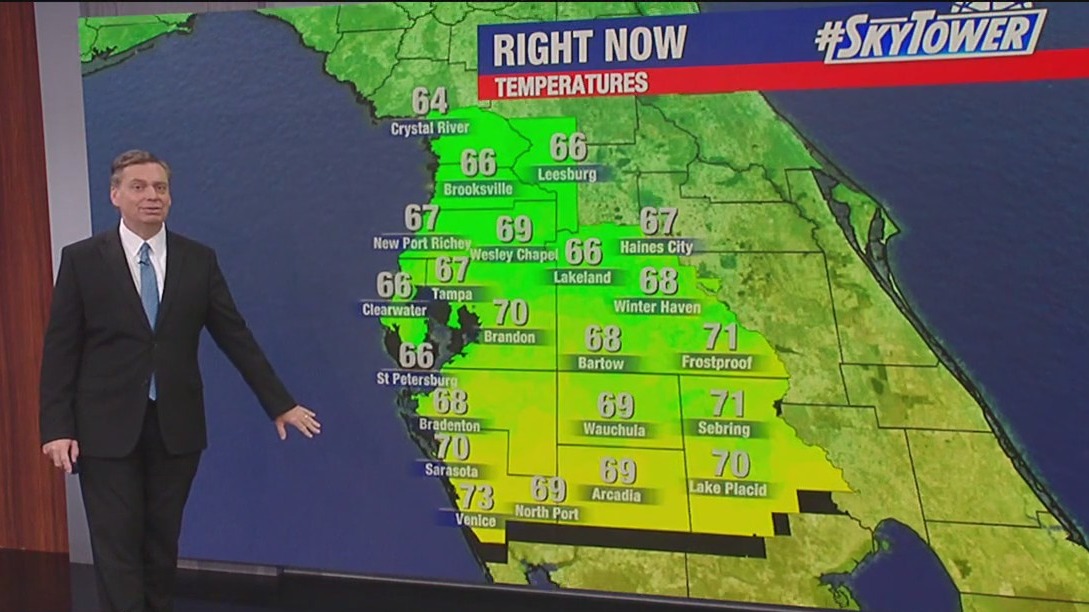 Tampa weather | sunny Wednesday, warmer temps Thursday