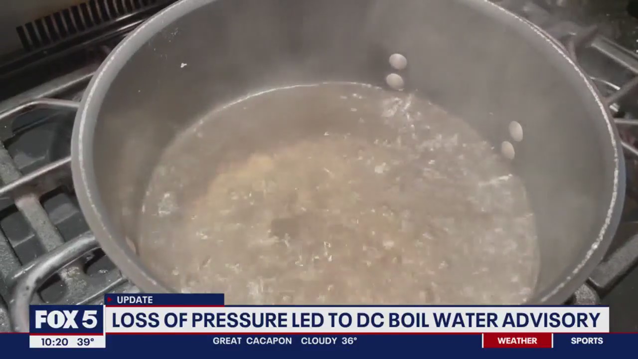 Loss of pressure led to DC boil water advisory