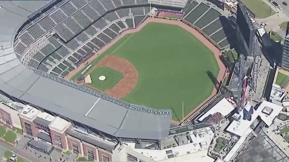 Braves Home Opener pre-game festivities