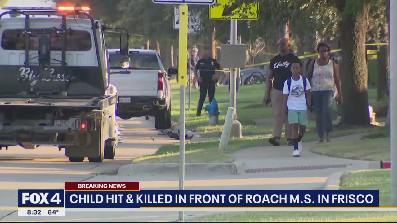 Child killed in front of Roach MS in Frisco