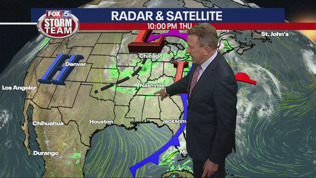 Thursday night forecast update