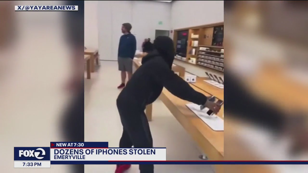 Thief steals iPhones from California Apple store
