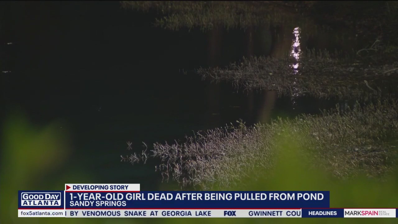 Baby dead after being pulled from pond