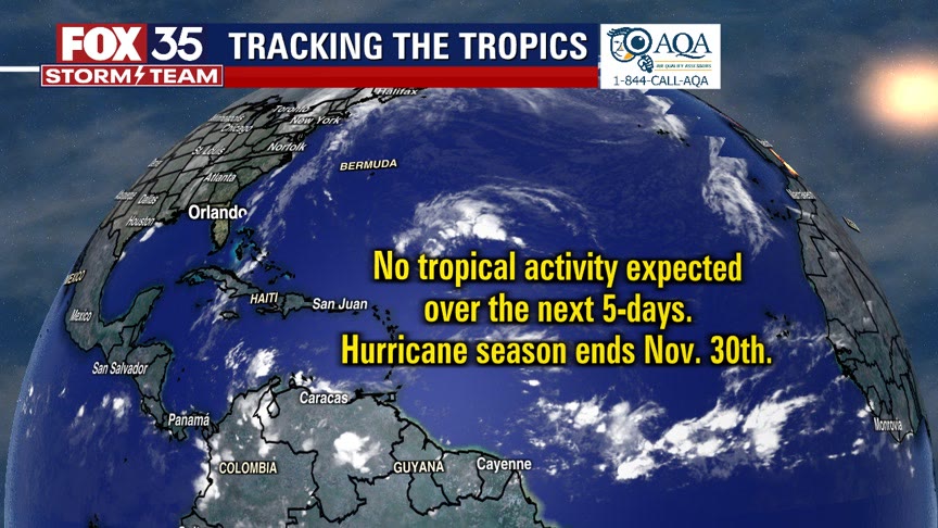 Tropics quiet following Nicole