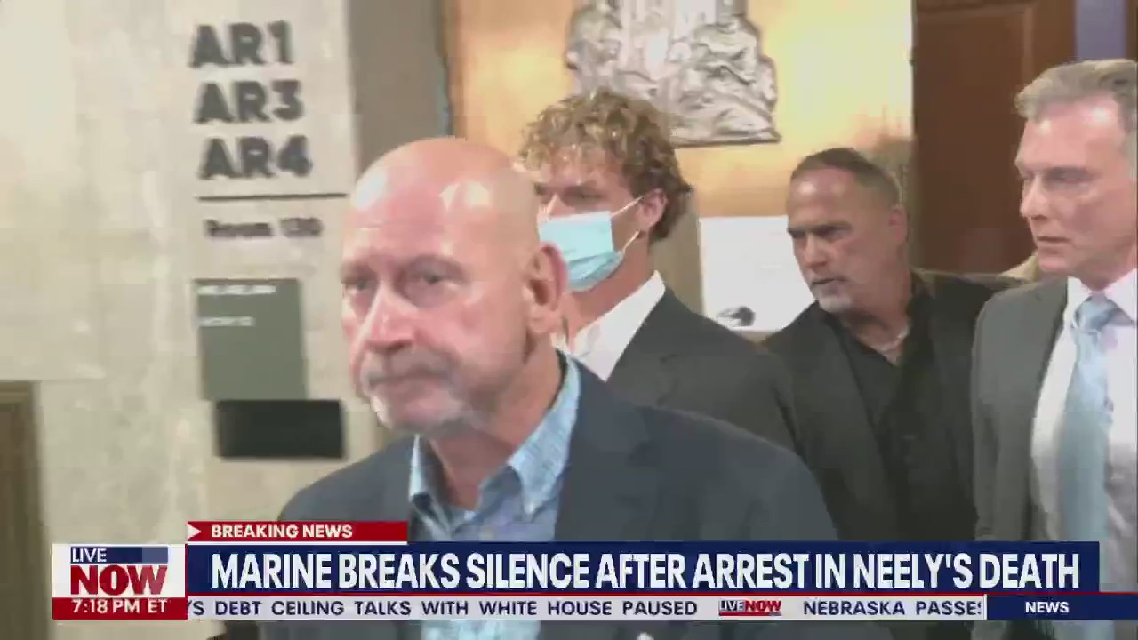 Man charged in chokehold death breaks silence