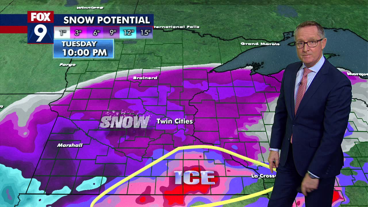 Minnesota weather: Tracking winter storm, bringing snow and ice to state