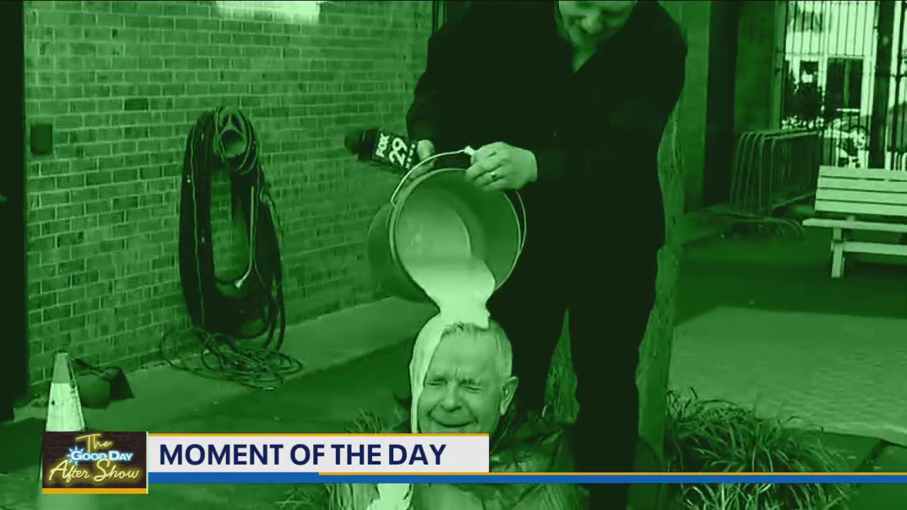 Moment of the Day: Mike gets slimed by Marc Summers