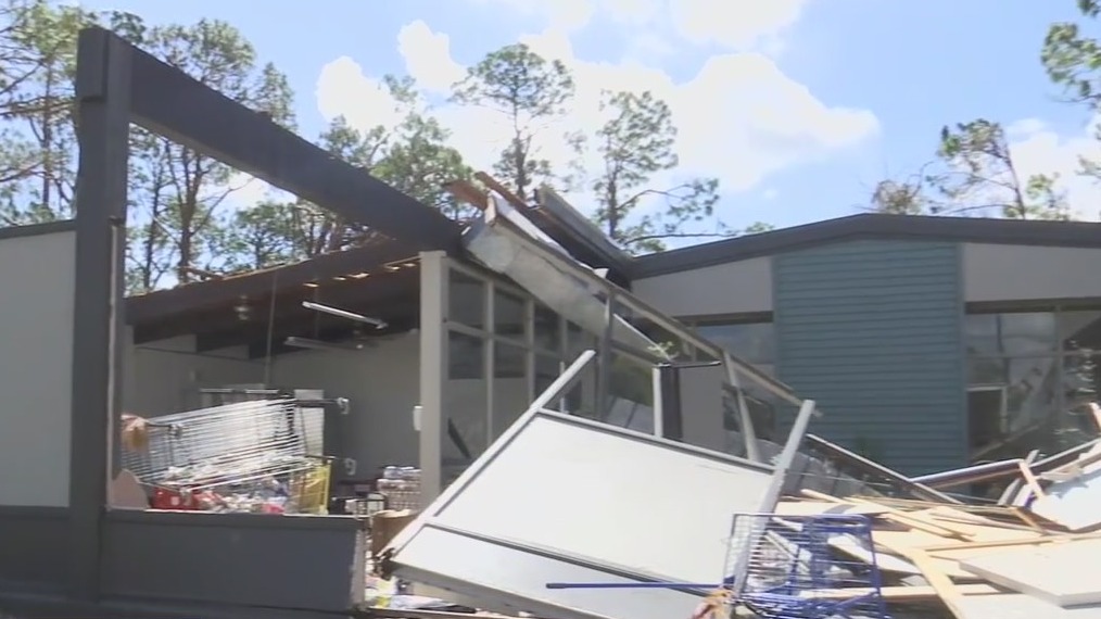 Salvation Army building destroyed during Hurricane Ian
