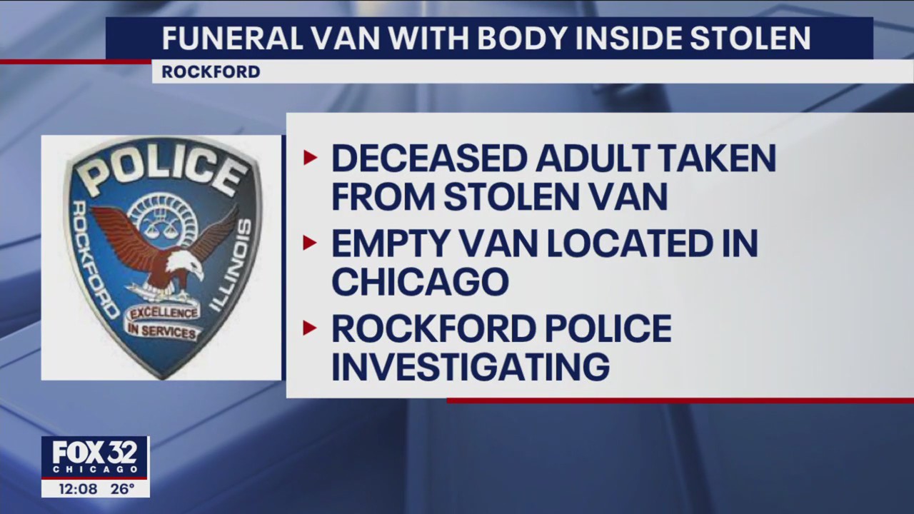 Van stolen from funeral home located in Chicago, but body inside still missing: police