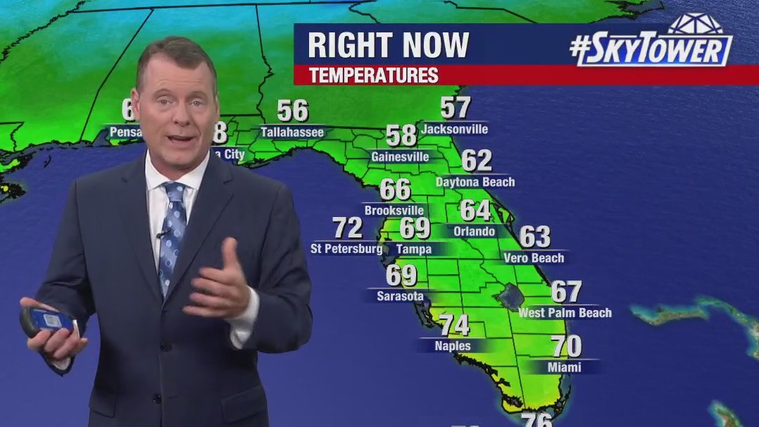 Monday morning forecast