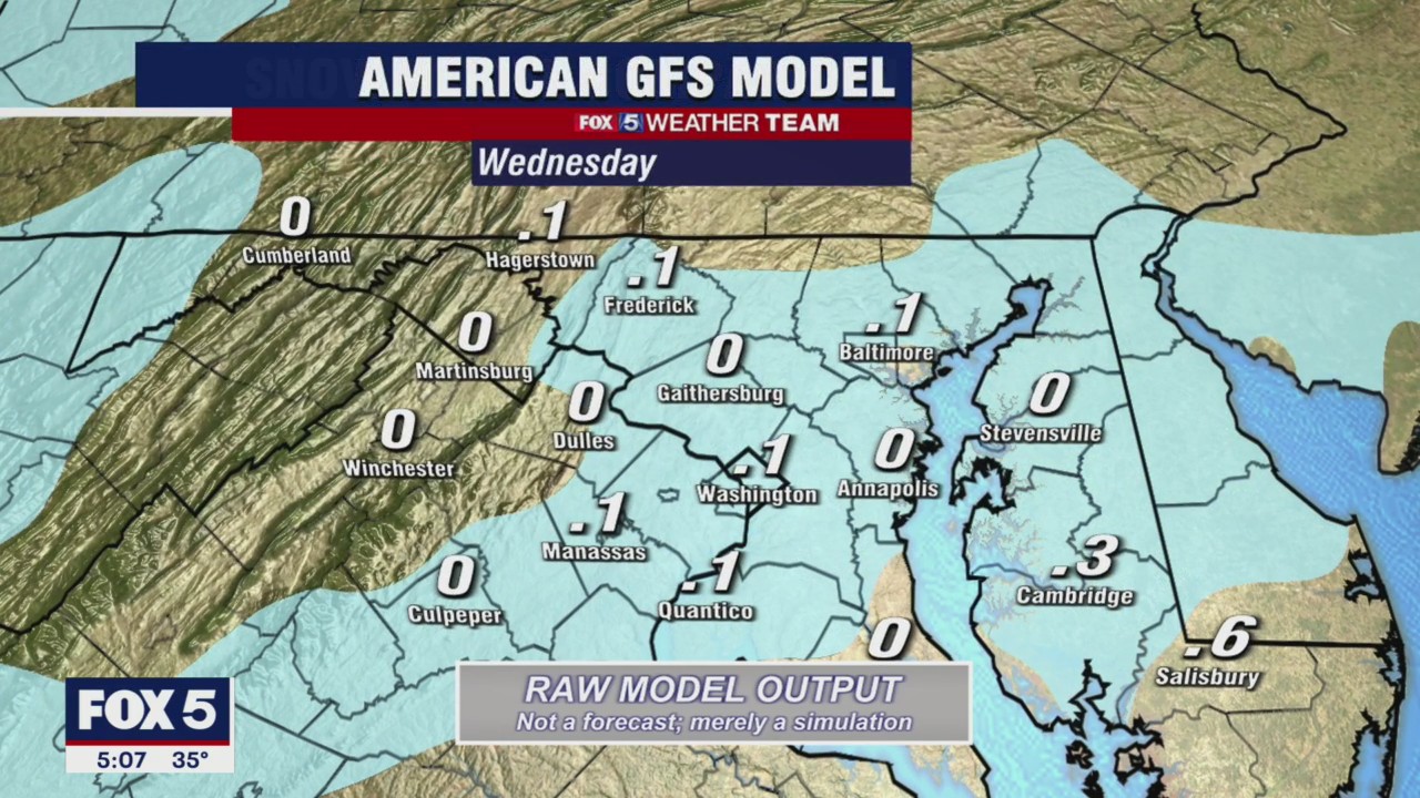 Festive snowflakes to fly in DC region Wednesday amid low-impact clipper system
