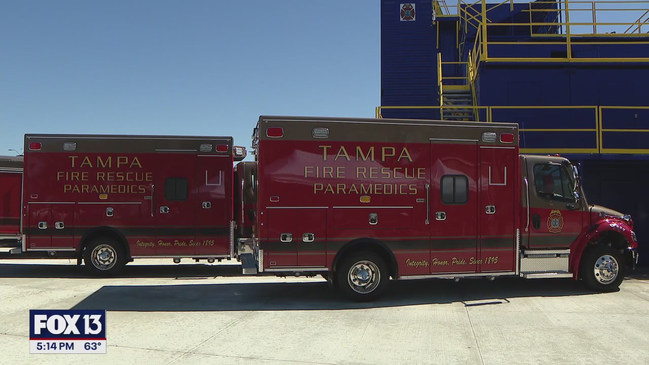 Tampa Fire Rescue unveils new emergency vehicles